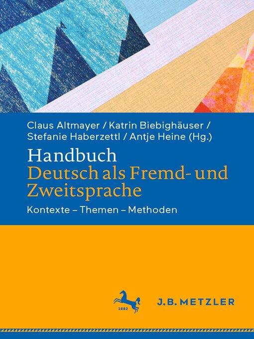 Title details for Handbuch Deutsch als Fremd- und Zweitsprache by Claus Altmayer - Available
